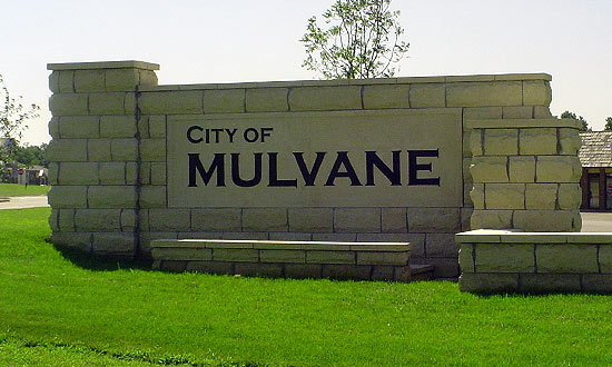 Mulvane, KS city view